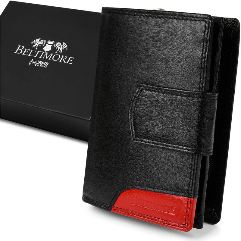 Kožená peňaženka Beltimore TOP - čierna 66531605