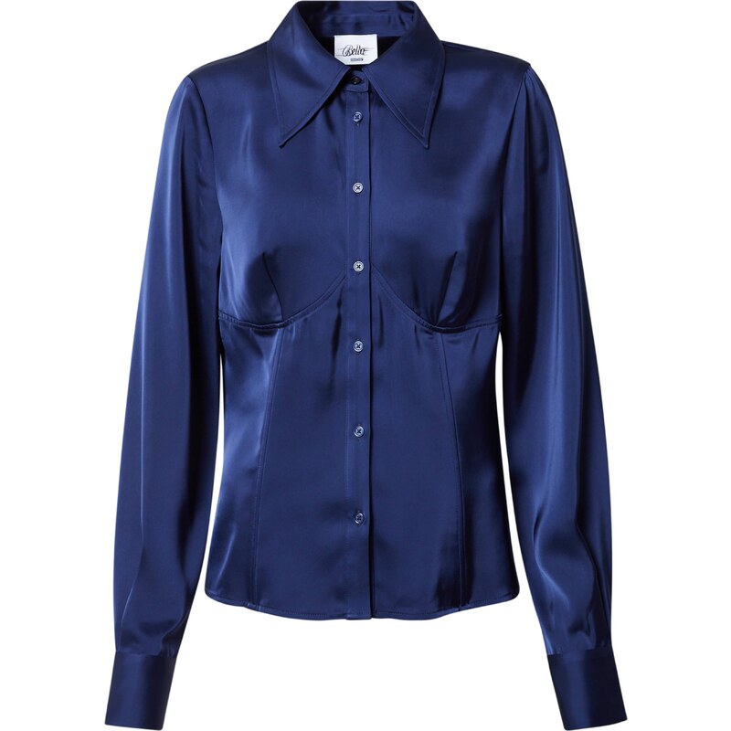 Bella x ABOUT YOU Blúzka Mary modrá / námornícka modrá 54235921