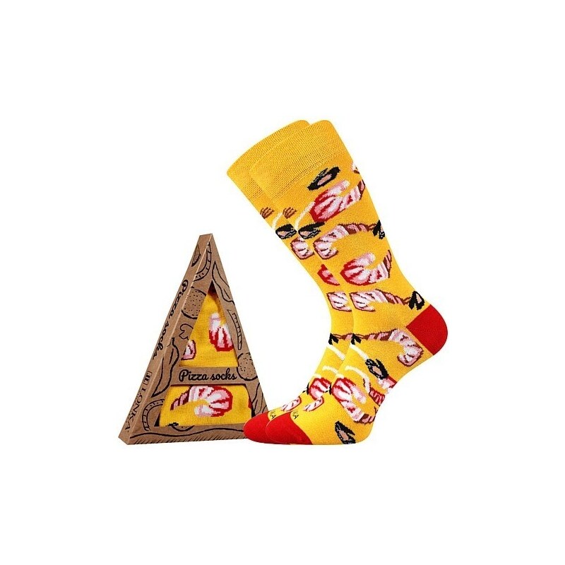 PIZZA veselé ponožky Lonka Seafood 38-41 1 pár 36289618