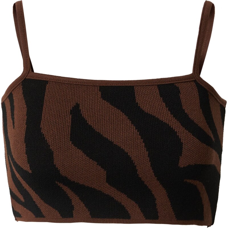 A LOT LESS Top Pauline hnedá 54238209