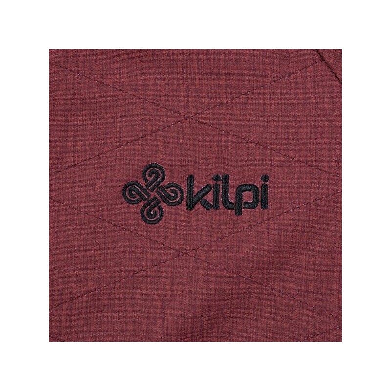 Dámsky softshellový kabát Kilpi LASIKA-W tmavo červená