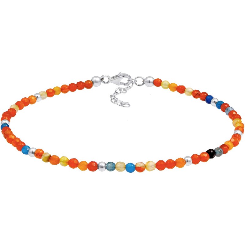 Nenalina Bižutéria na nohy vodová / mandarínková / strieborná 54222472