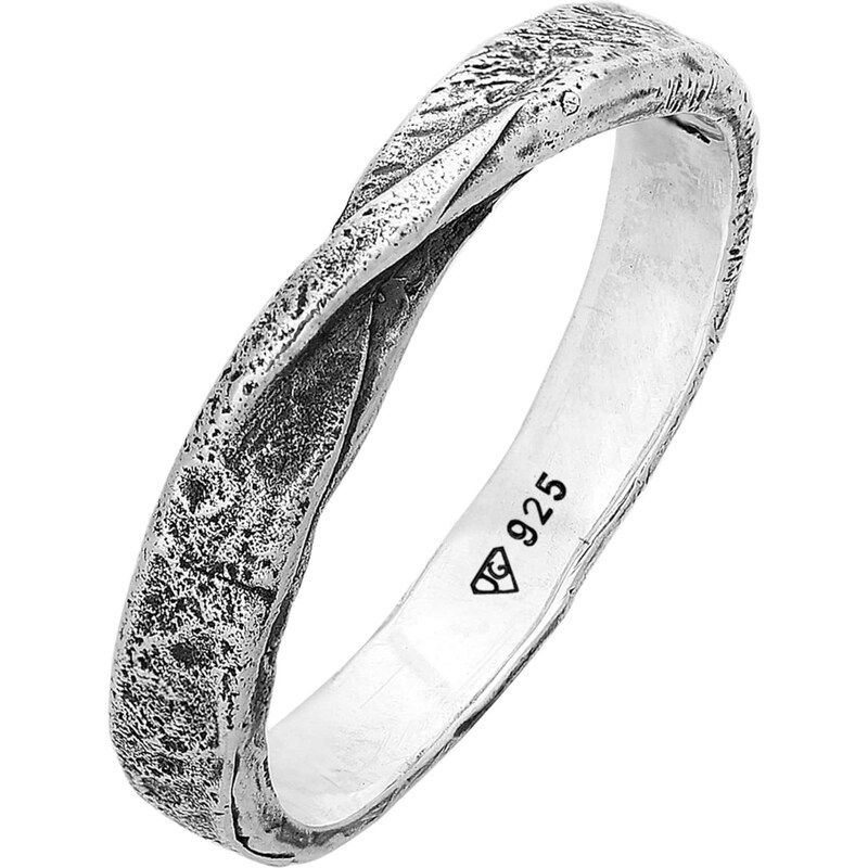 Haze&Glory Prsteň Twisted strieborná 54229114