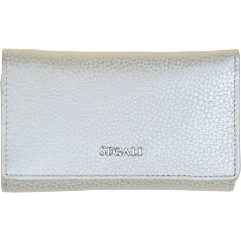 SEGALI Dámska kožená peňaženka 7074 silver 66582379