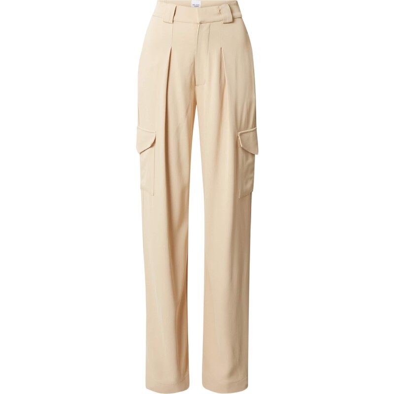 Ema Louise x ABOUT YOU Plisované nohavice Lena béžová 54239031