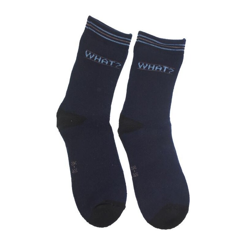 AURA.VIA Tmavomodré ponožky LUCKY 36333571