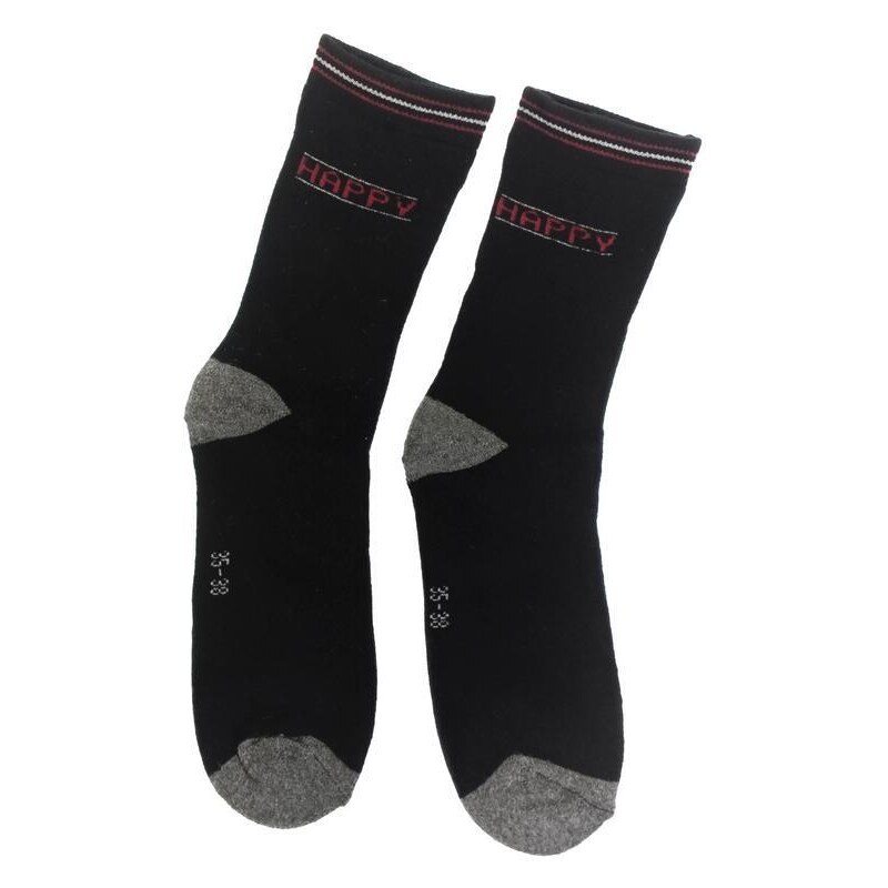 AURA.VIA Čierne ponožky LUCKY 36333572