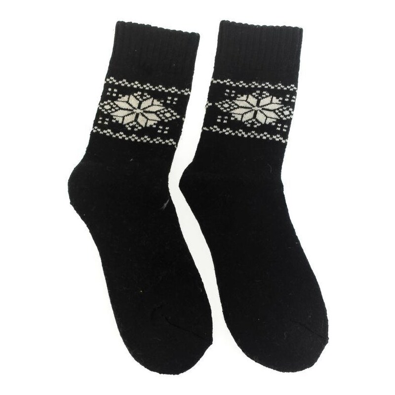 AURA.VIA Čierne ponožky ERDE 36333659