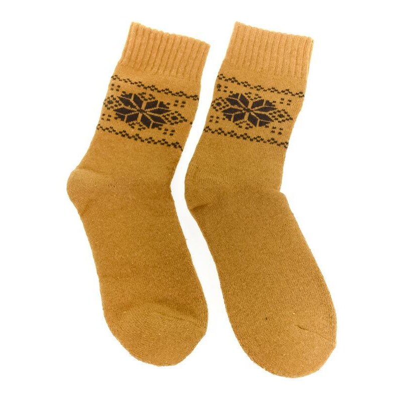 AURA.VIA Horčicové ponožky ERDE 36333661