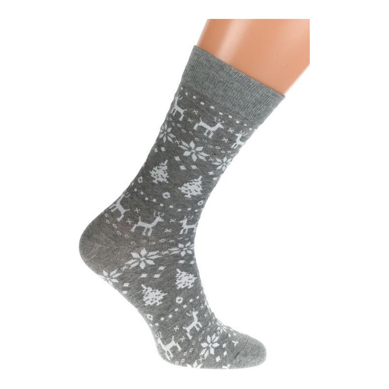 AURA.VIA Sivé ponožky VIANOCE 36333696