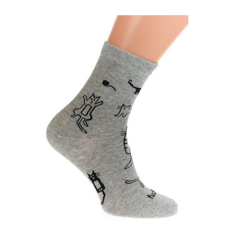 AURA.VIA Sivé ponožky FUSA 36333704