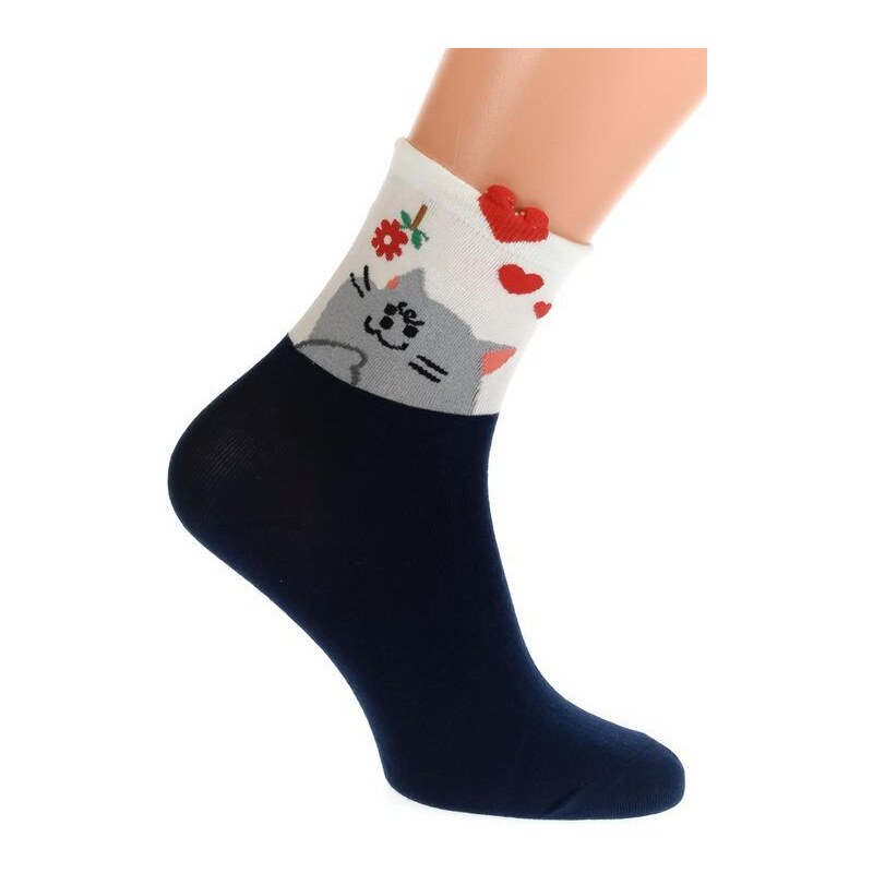 AURA.VIA Tmavomodré ponožky CARR 36333717