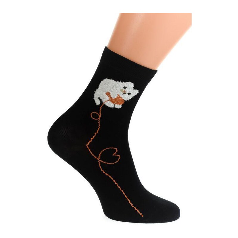 AURA.VIA Čierne ponožky HERTZ 36333725