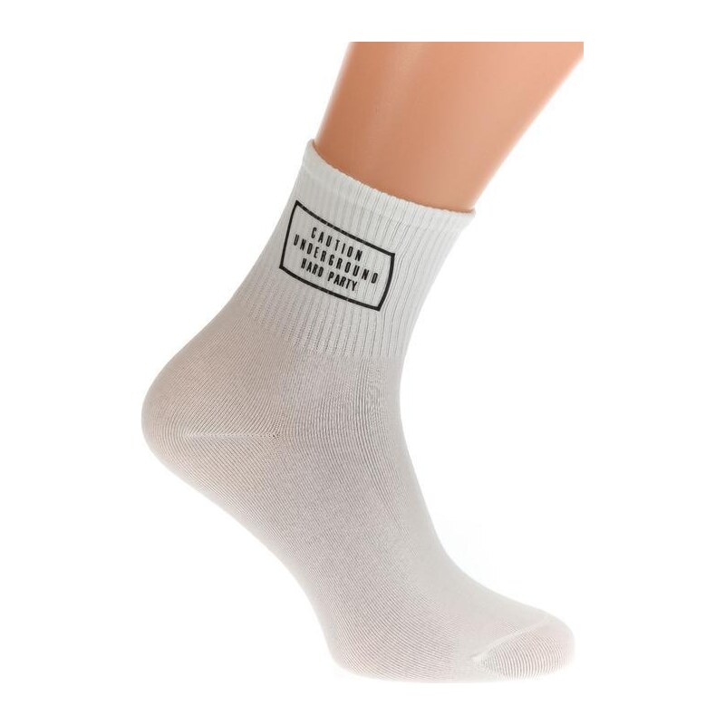 AURA.VIA Biele ponožky HARD 36333739