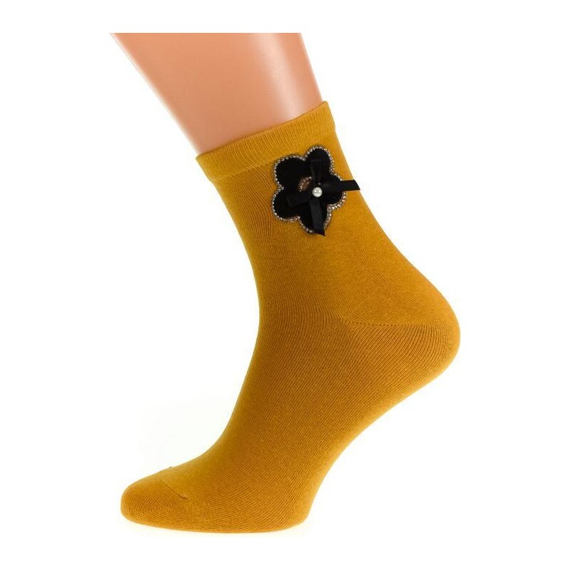 AURA.VIA Horčicové ponožky SINA 36333757