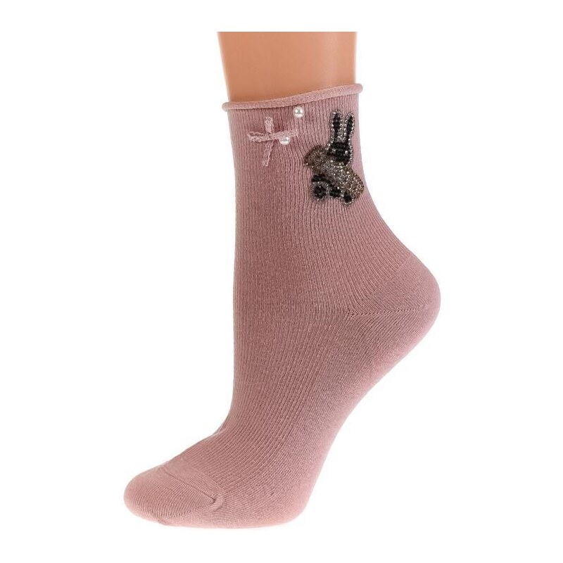 AURA.VIA Ružové ponožky DINA 36333763