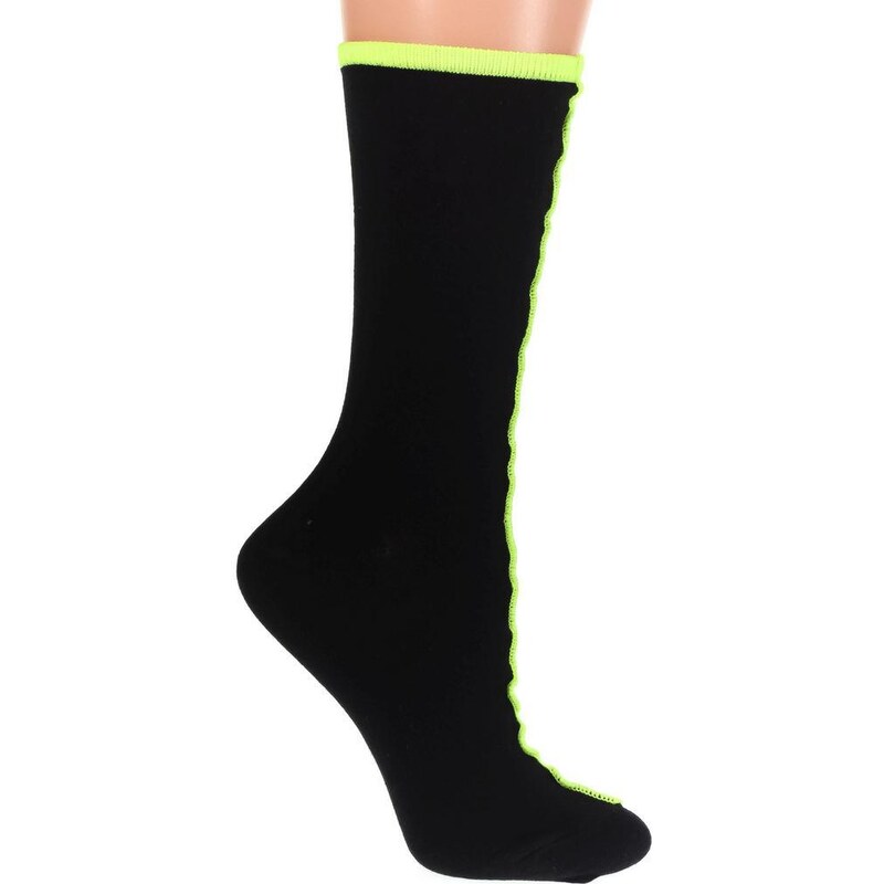 AURA.VIA Čierno-zelené ponožky AKIN