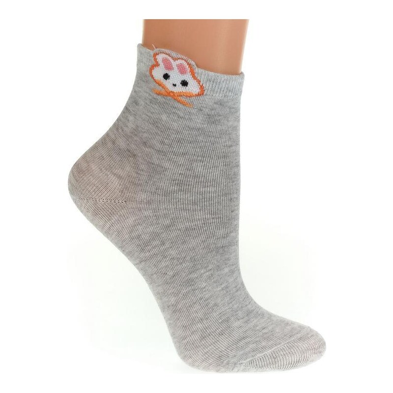 AURA.VIA Sivé ponožky GINA 36333776