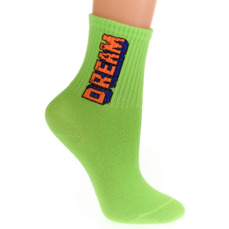 AURA.VIA Zelené ponožky DREAM
