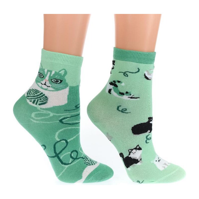 AURA.VIA Zelené ponožky DUO 36333810