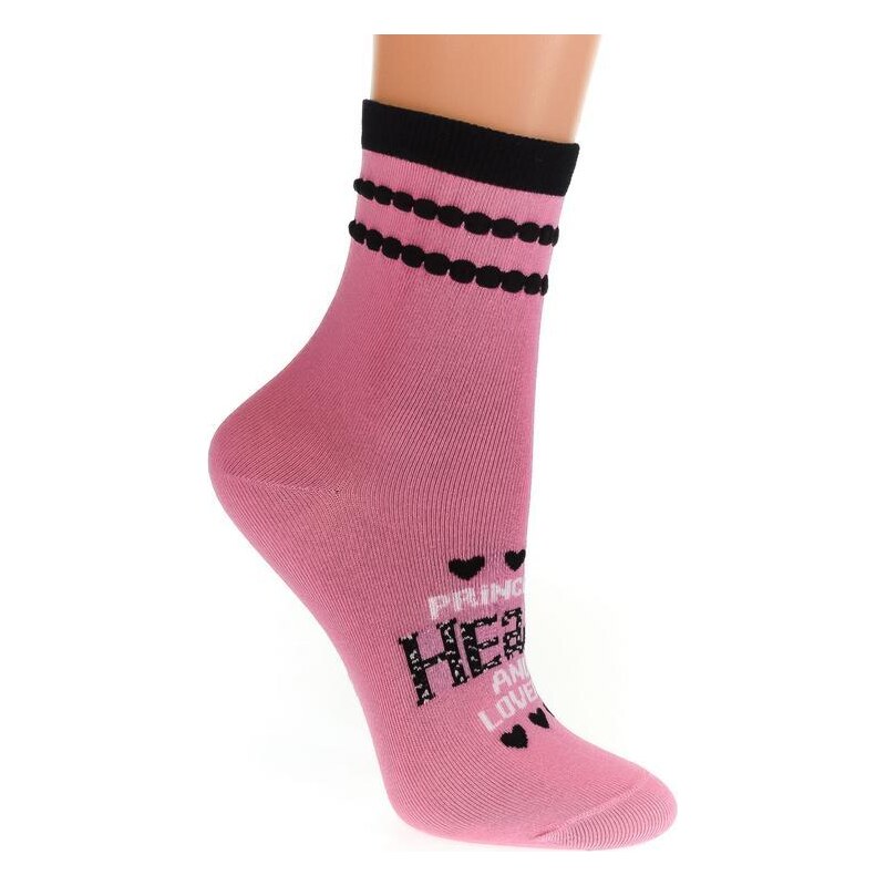 AURA.VIA Ružové ponožky FINES 36333814