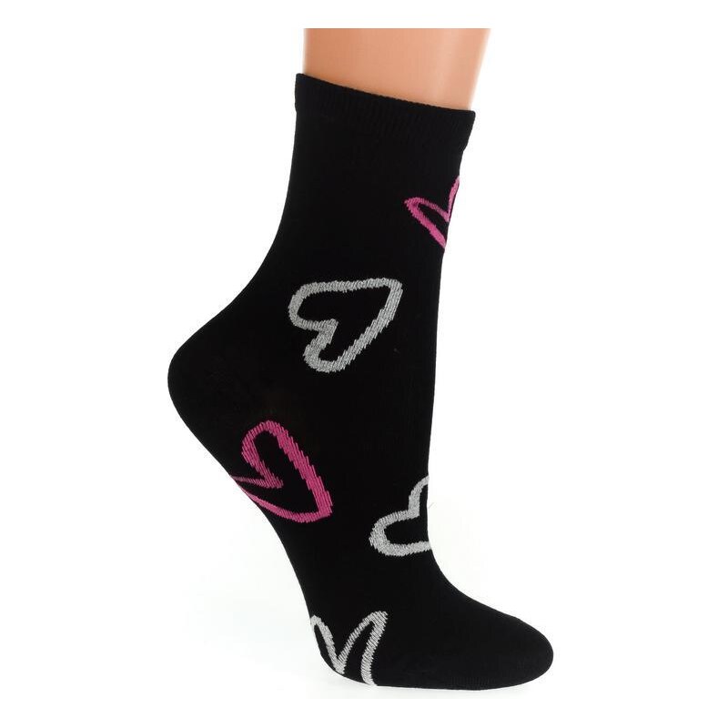 AURA.VIA Čierne ponožky FINES 36333816