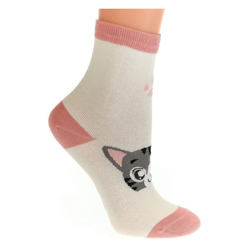 AURA.VIA Biele ponožky ABBYS 36333817