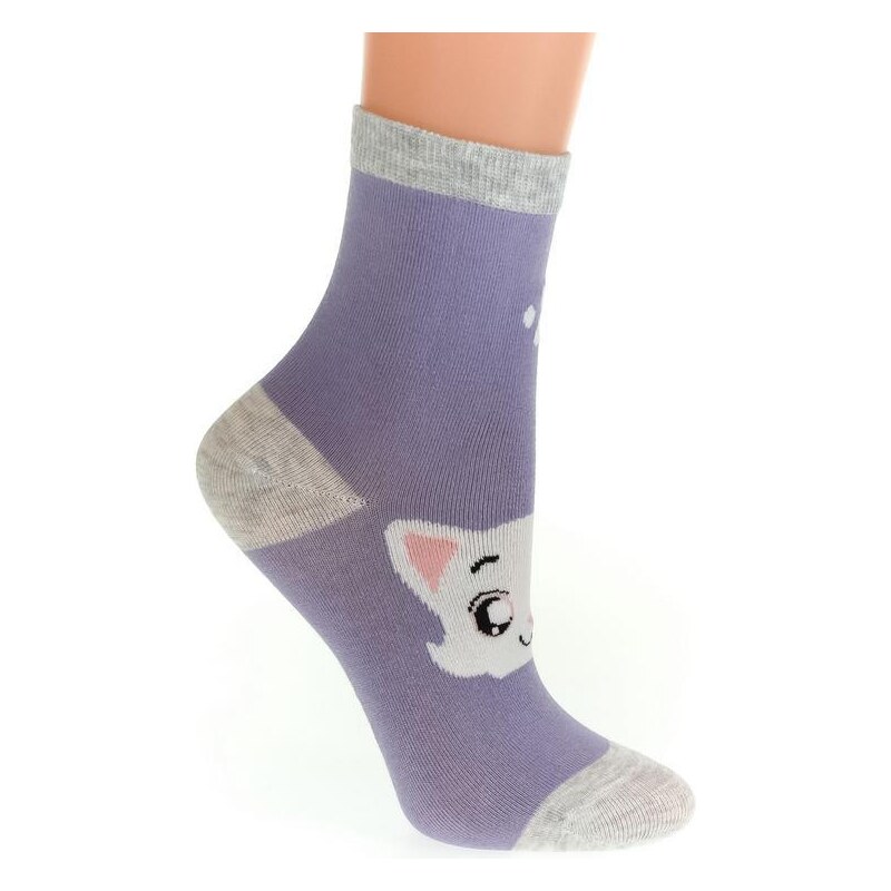 AURA.VIA Fialové ponožky ABBYS 36333819