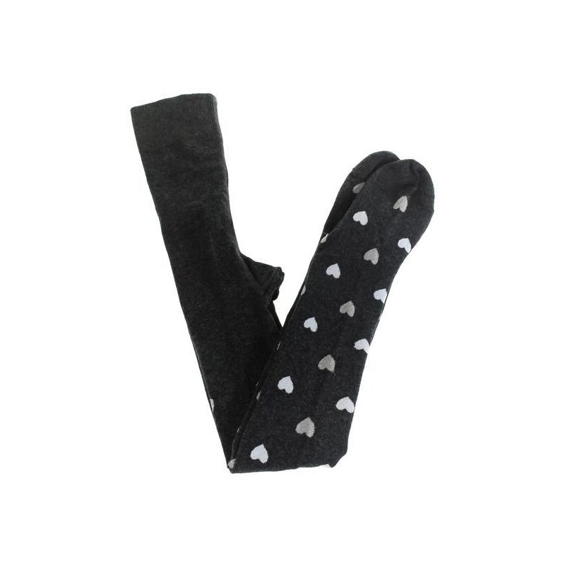 AURA.VIA Detské tmavosivé pančuchy LOVE 36333832