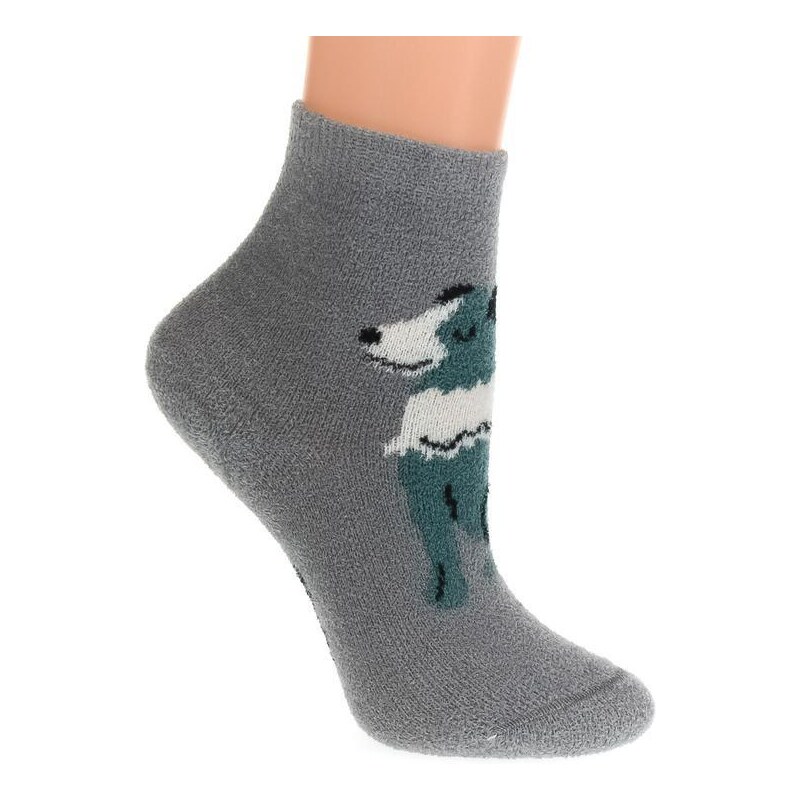 AURA.VIA Termo sivé ponožky BILS 36333865