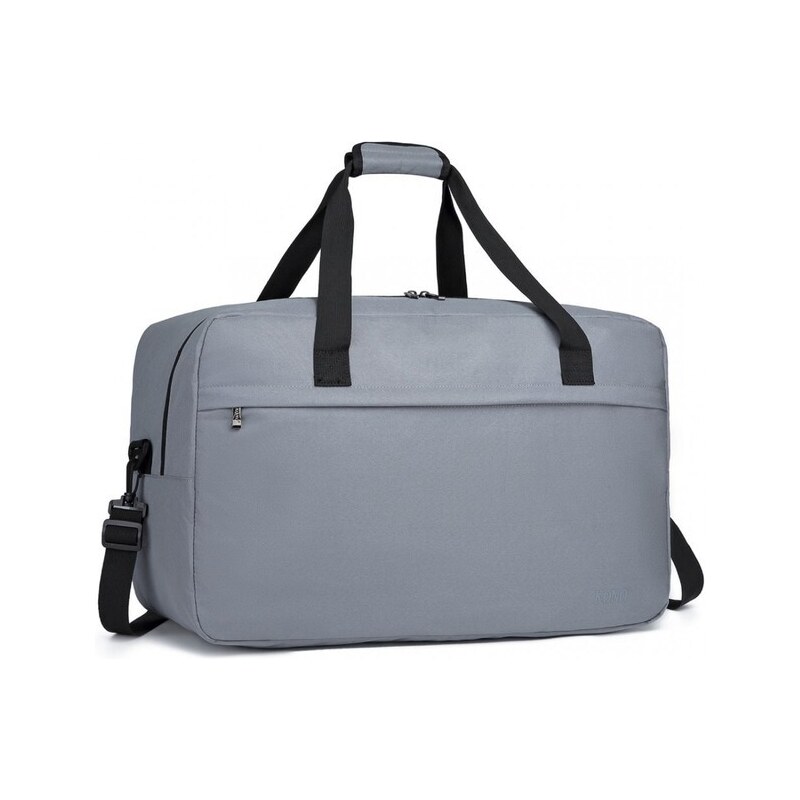 Cestovná taška KONO unisex veľká svetlosivá 36343328