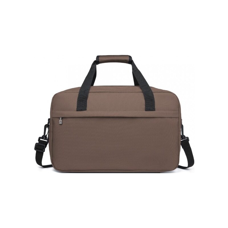 Cestovná taška KONO unisex stredná hnedá 36343349