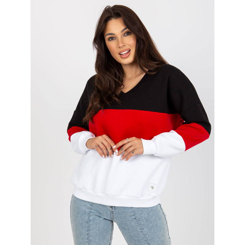 RELEVANCE Sweatshirt-RV-BL-8377.89-black-red 64787762