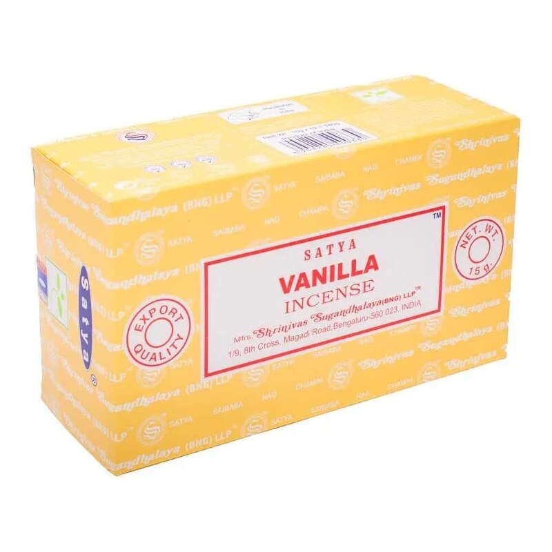 Phoenix Import Satya Incense vonné tyčinky Vanilla 15 g