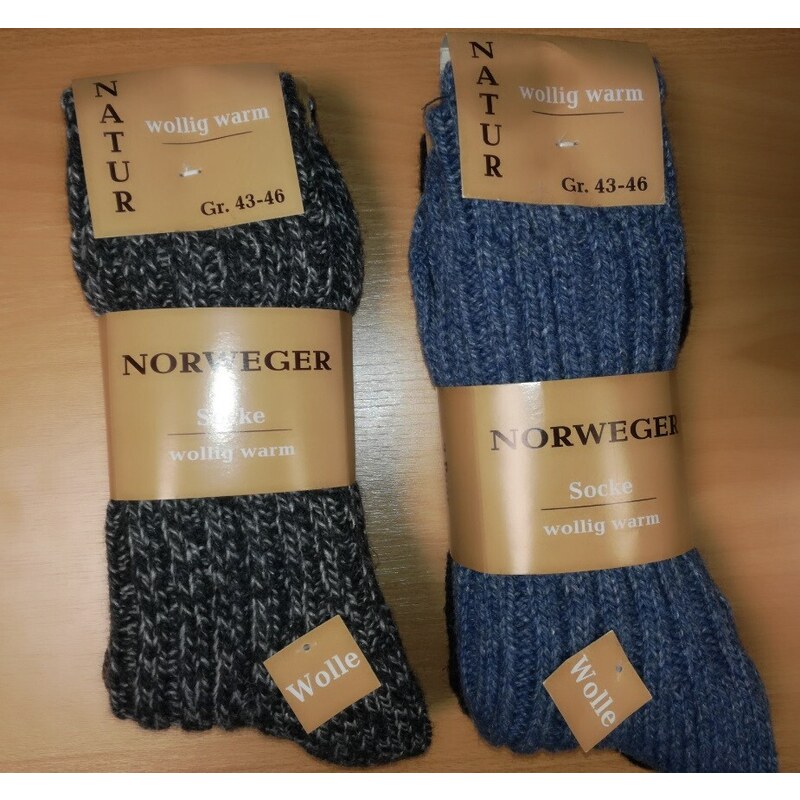 VLNA extra teplé vlnené ponožky TRENDY SOCKS náhodný mix 39-42 1 pár 36362268