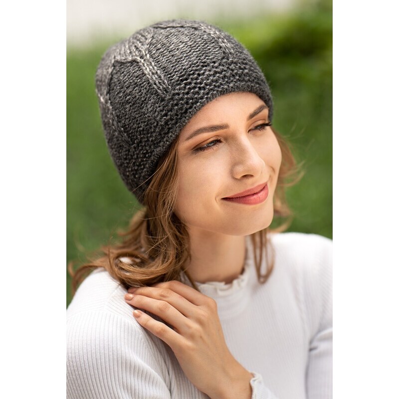 PAOLO PERUZZI Dámska módna čiapka | šedá A-01-GR 32421726