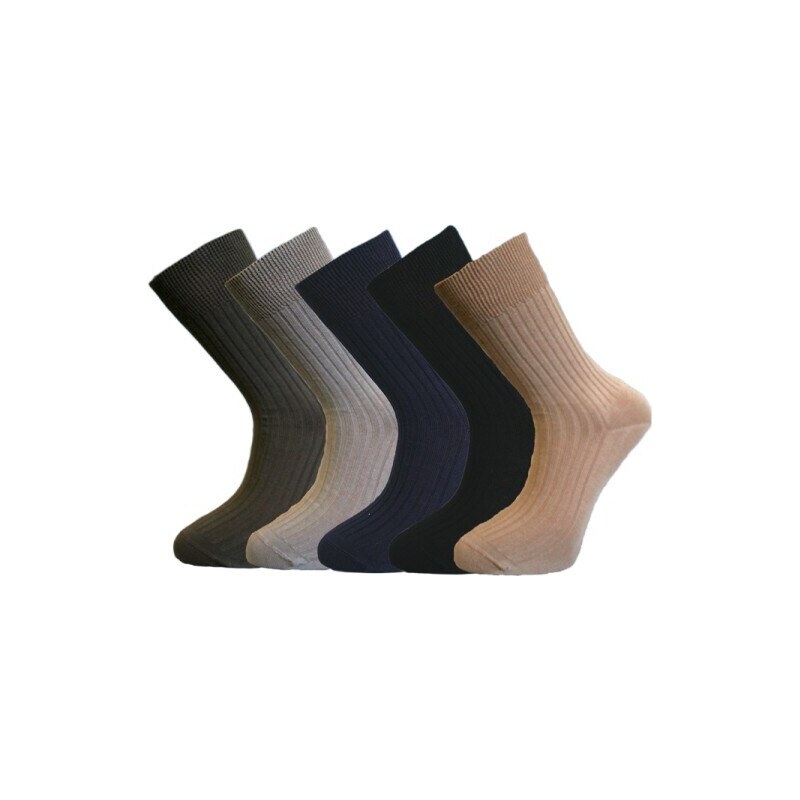 Petr Novák FINE MAN pánske bavlnené ponožky - 100% bavlna Tm. modrá 46 36365546