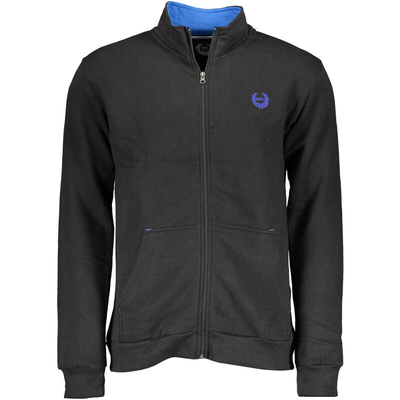 Športová Pánska Mikina so zipsom GIAN MARCO VENTURI Čierna 68244587