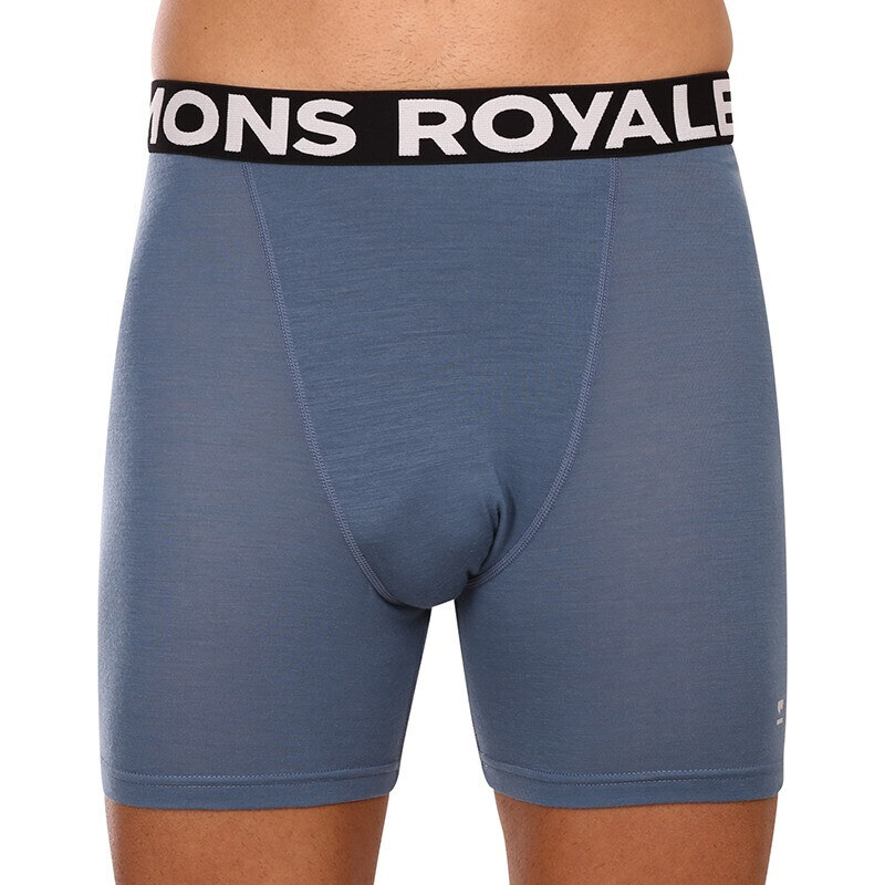 Pánske boxerky Mons Royale merino modré (100088-1169-376) 36224272