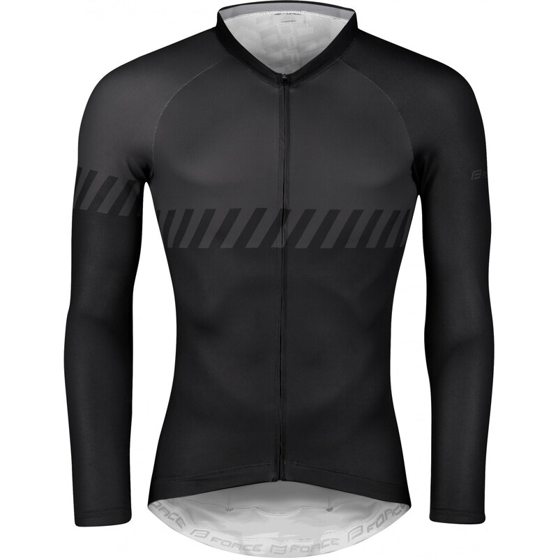 FORCE dres FASHION, dlhý rukáv, čierno-šedý 65291564