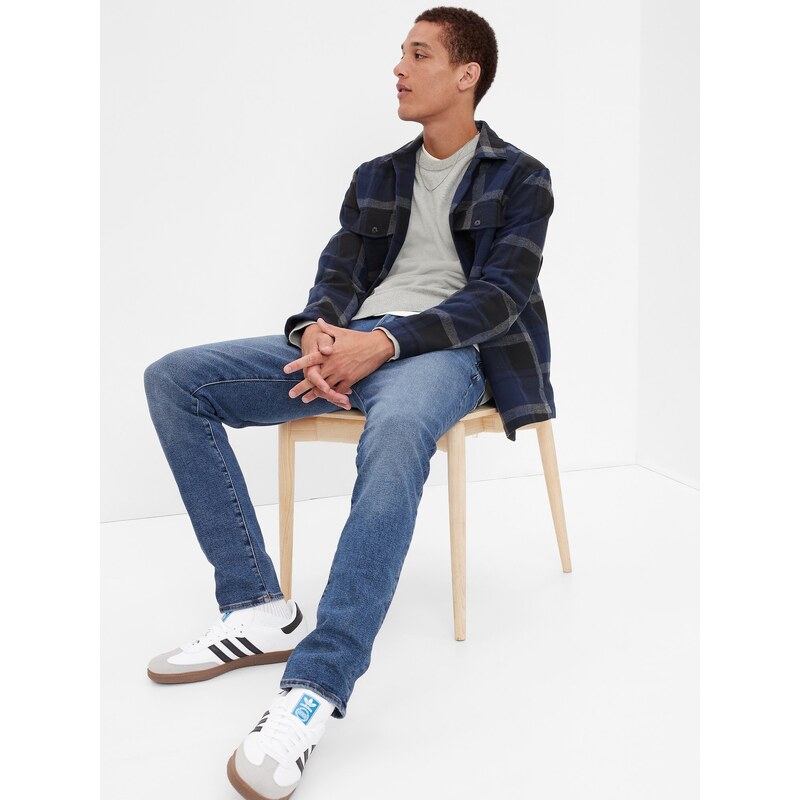 Modré pánske skinny fit rifle GAP 50539746