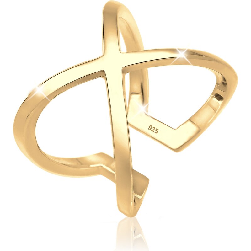 ELLI Prsteň Kreuz zlatá 36868907