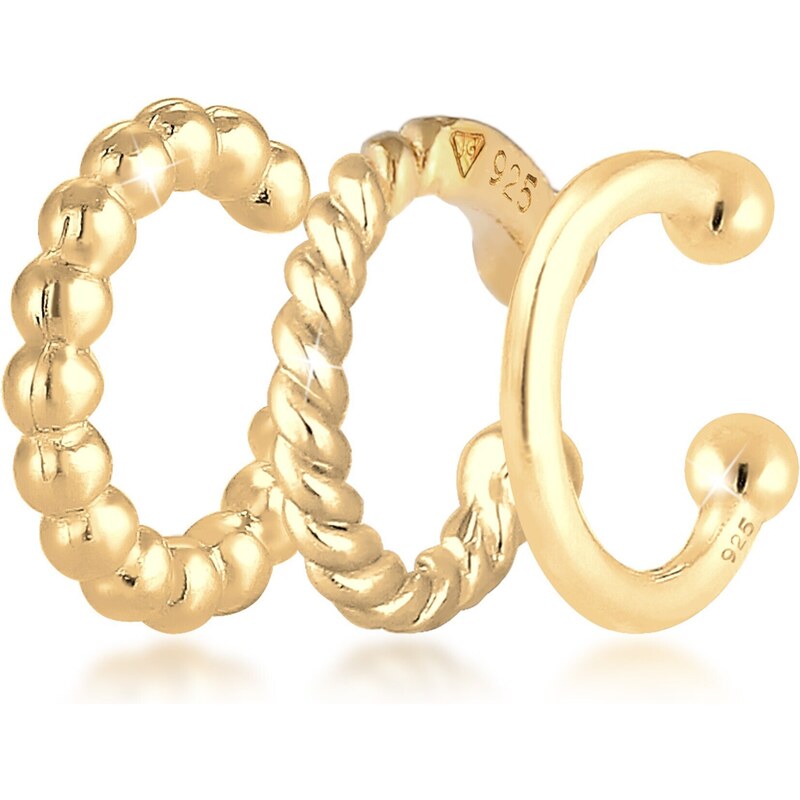 ELLI Náušnice Geo zlatá 54222055