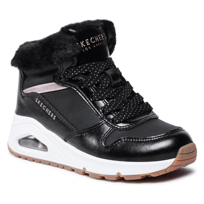 Skechers Členková zimná obuv Cozy On Air 310518L/BKRG Čierna 46771632