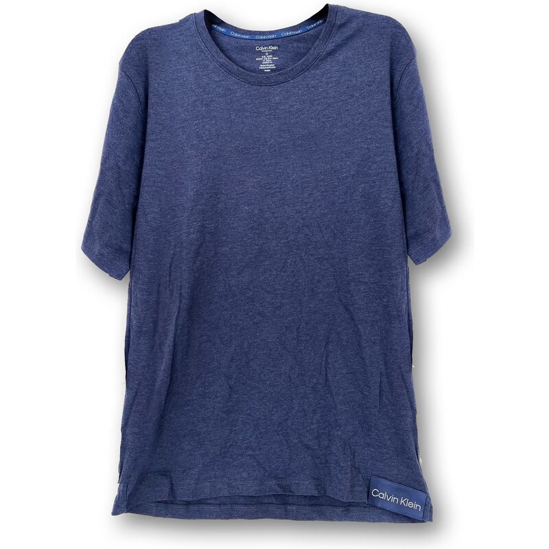 Pánske tričko NM2254E DU1 tm. modré - Calvin Klein 36412021