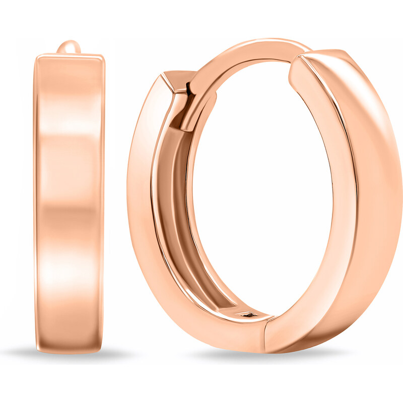 Brilio Silver Minimalistické bronzové náušnice EA687R 66595917