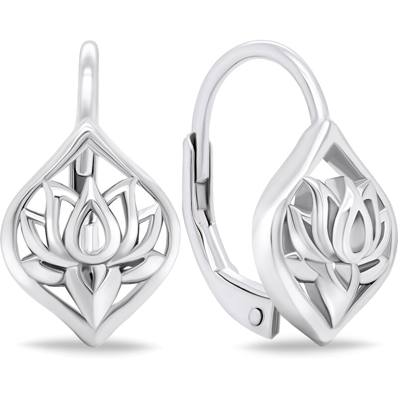 Brilio Silver Krásne strieborné visiace náušnice EA700W 66596158