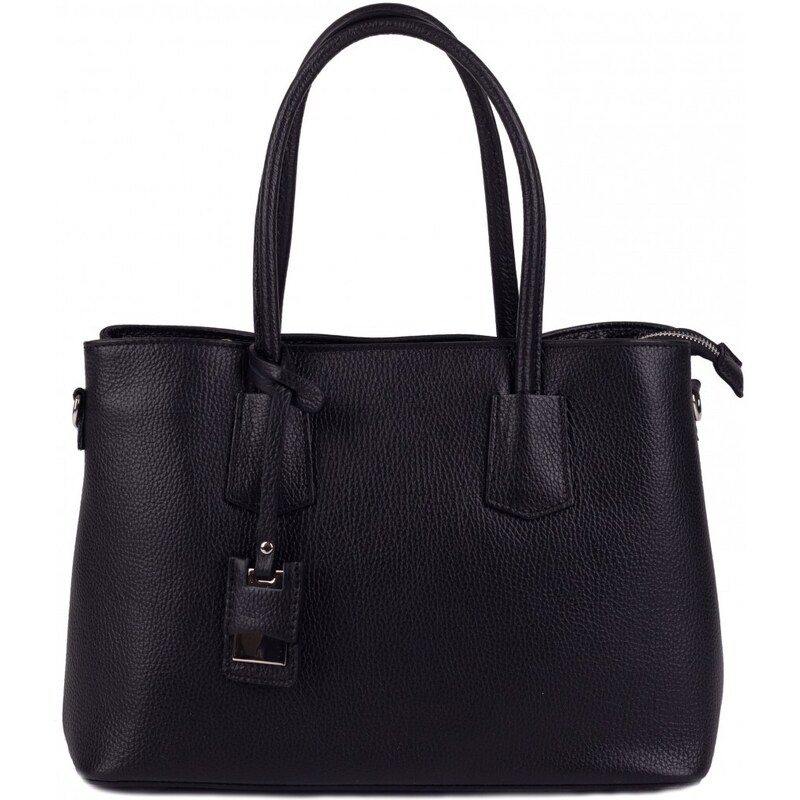 SEGALI Dámska kožená kabelka Donna Black 66592557