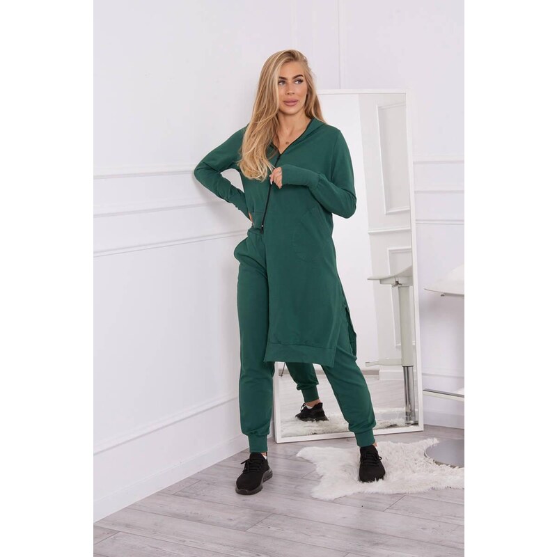 MladaModa Tepláková súprava s asymetrickou mikinou model 9365 36430895