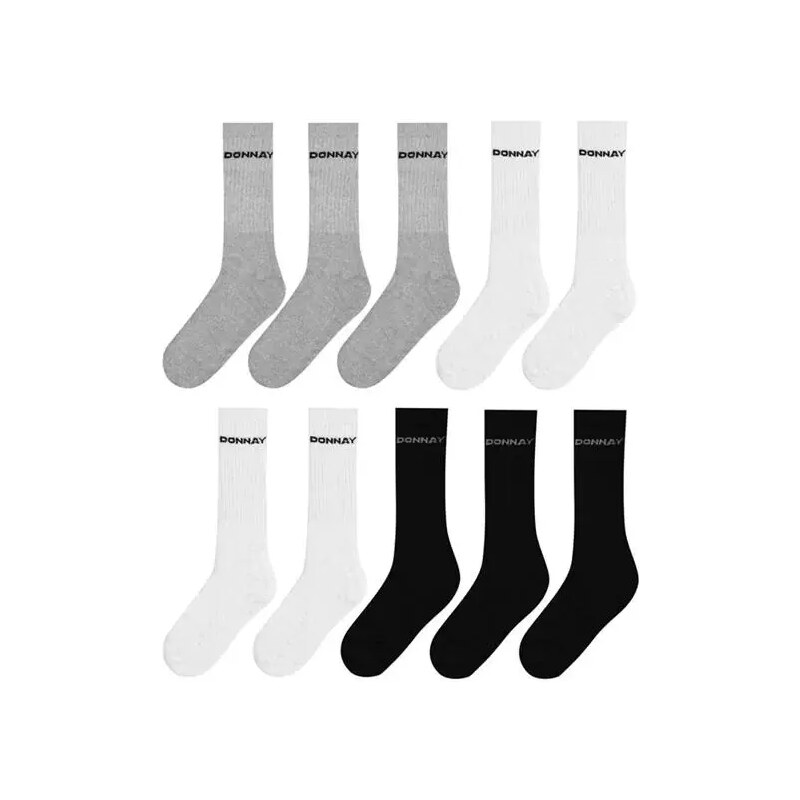 E-shop Donnay Pánske Športové Ponožky 10Pack Biele Čierne Šedé +